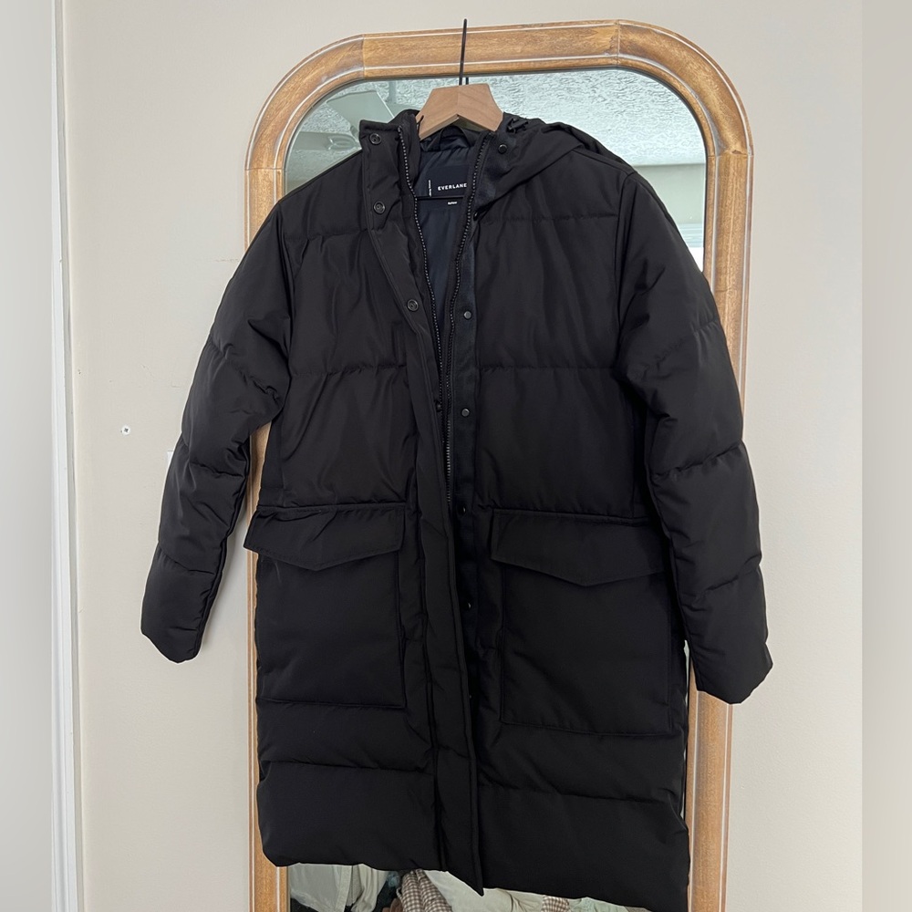 Everlane “The Long Puffer” (new, worn once)